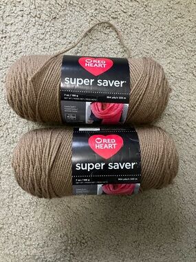 Red Heart Super Saver Yarn Bundle - Brown